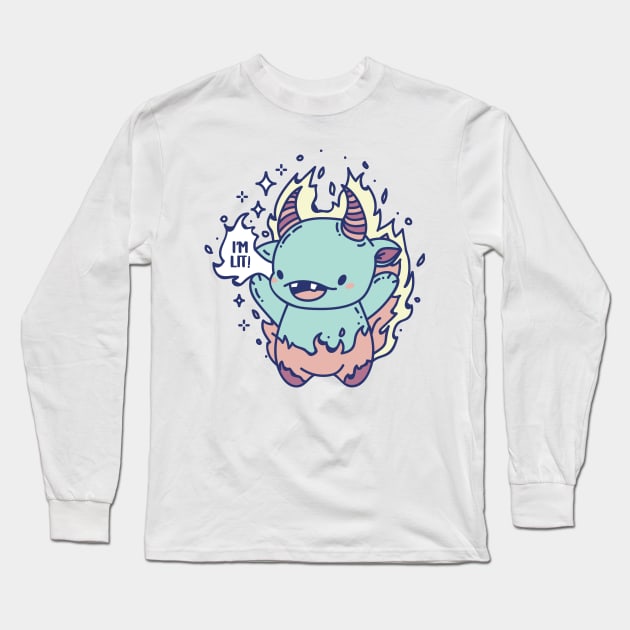 I'm lit! Long Sleeve T-Shirt by SPIRIMAL